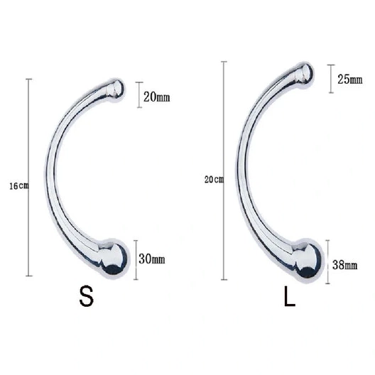 Double Anal Ended Hook Elegant Steel Stainless 5858 1001